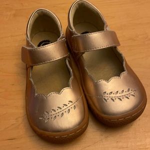 Livie & Luca gold Mary Janes size 10